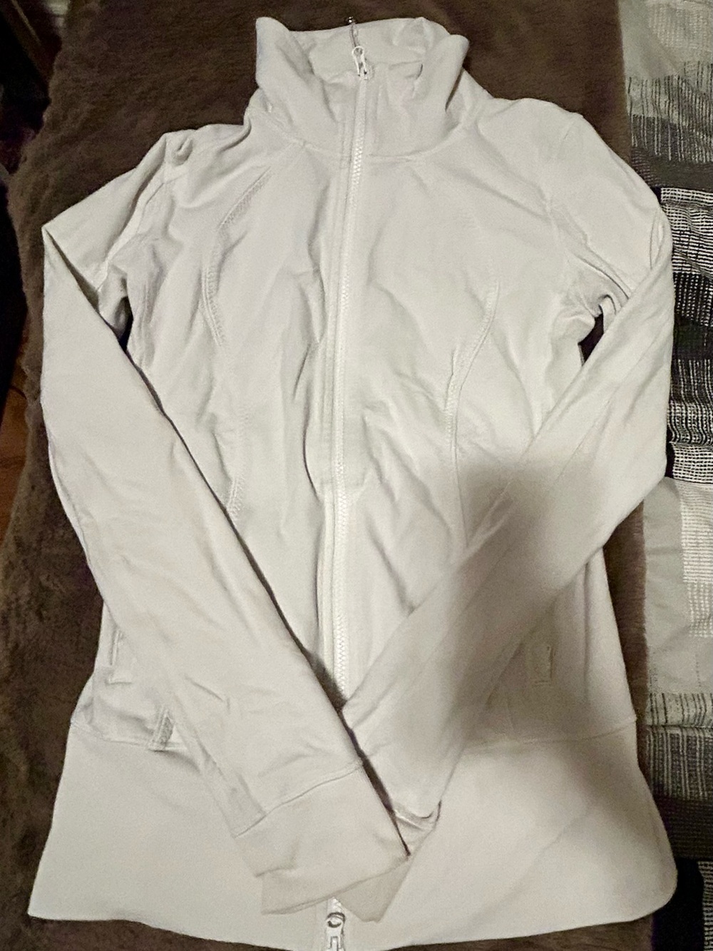 lululemon athletica Light Cream Full-Zip Utility Jacket